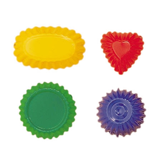 Image sur Set de 4 formes à sable multicolores