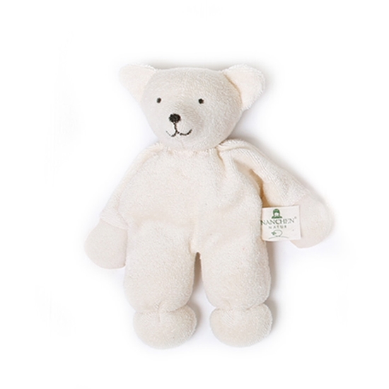 Mini ours polaire peluche bio