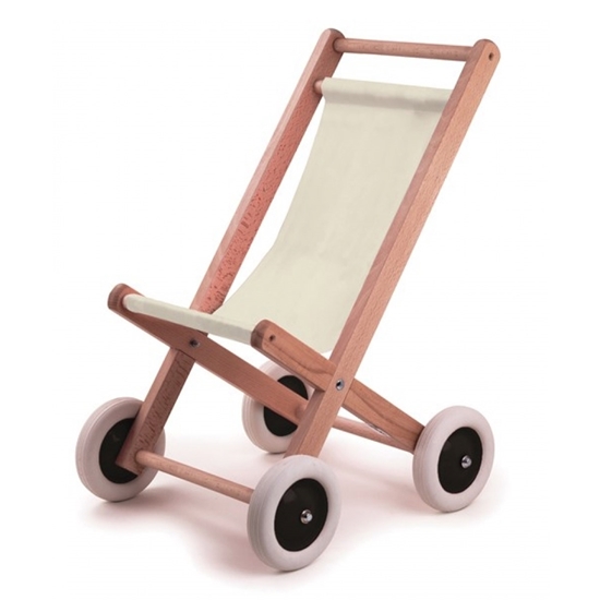 Buggy de poupées en bois