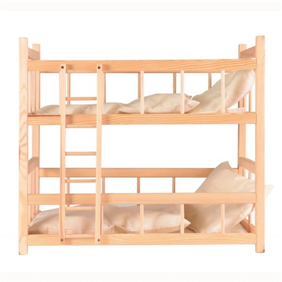 Lits superposés hello kitty en bois pour poupées 44,5 x 29 x 40 cm - Poupée - Achat & prix