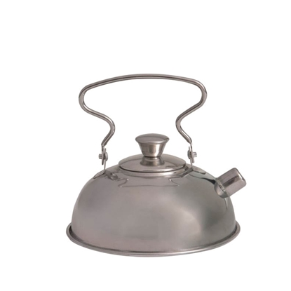 Kleine speelgoed waterkoker in roestvrij staat